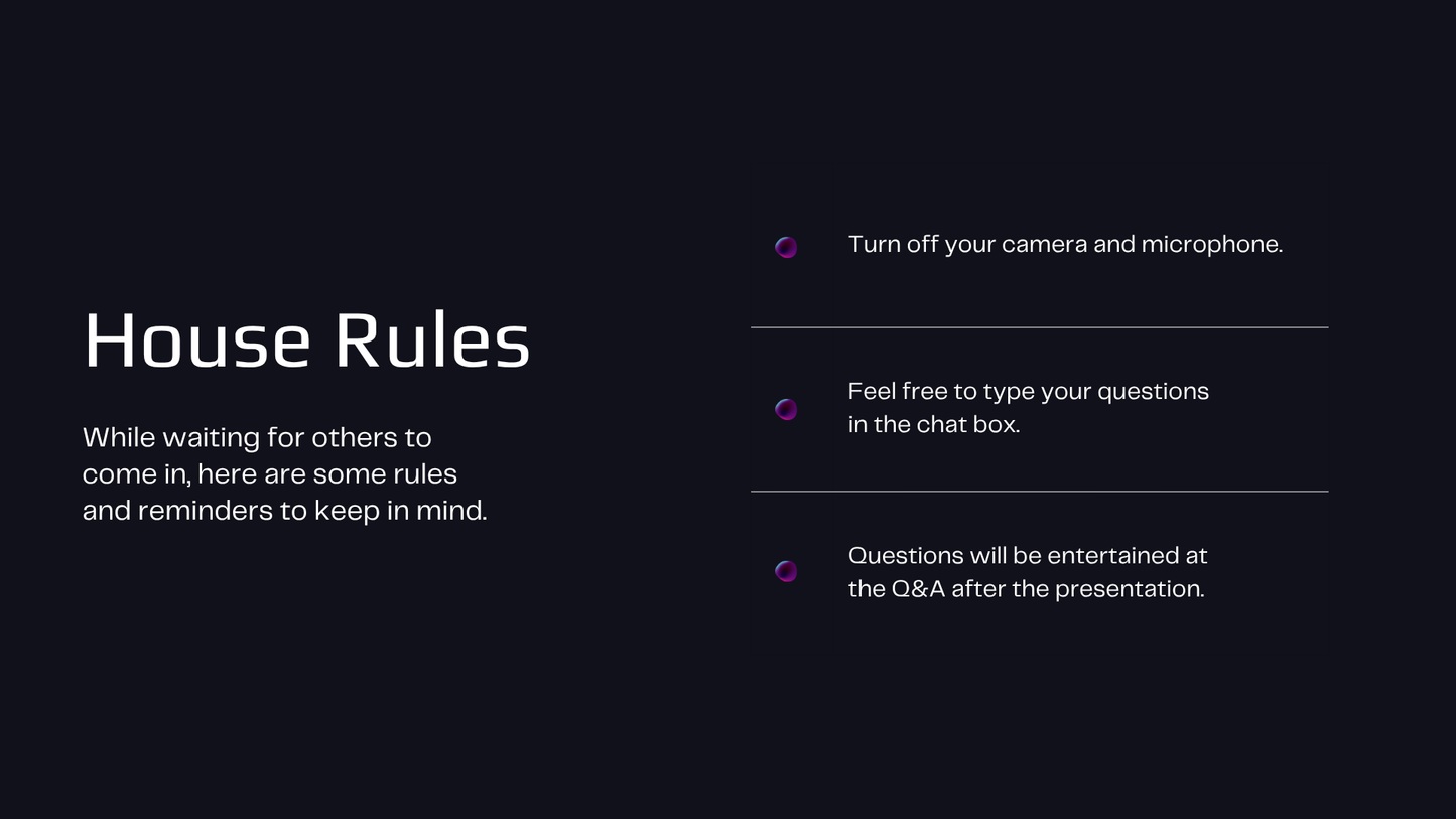Purple and Black Gradient Presentation Skills Workshop Webinar Keynote Presentation
