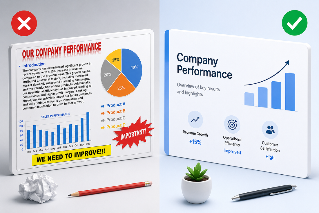 10 Presentation Design Mistakes to Avoid (And How to Fix Them)