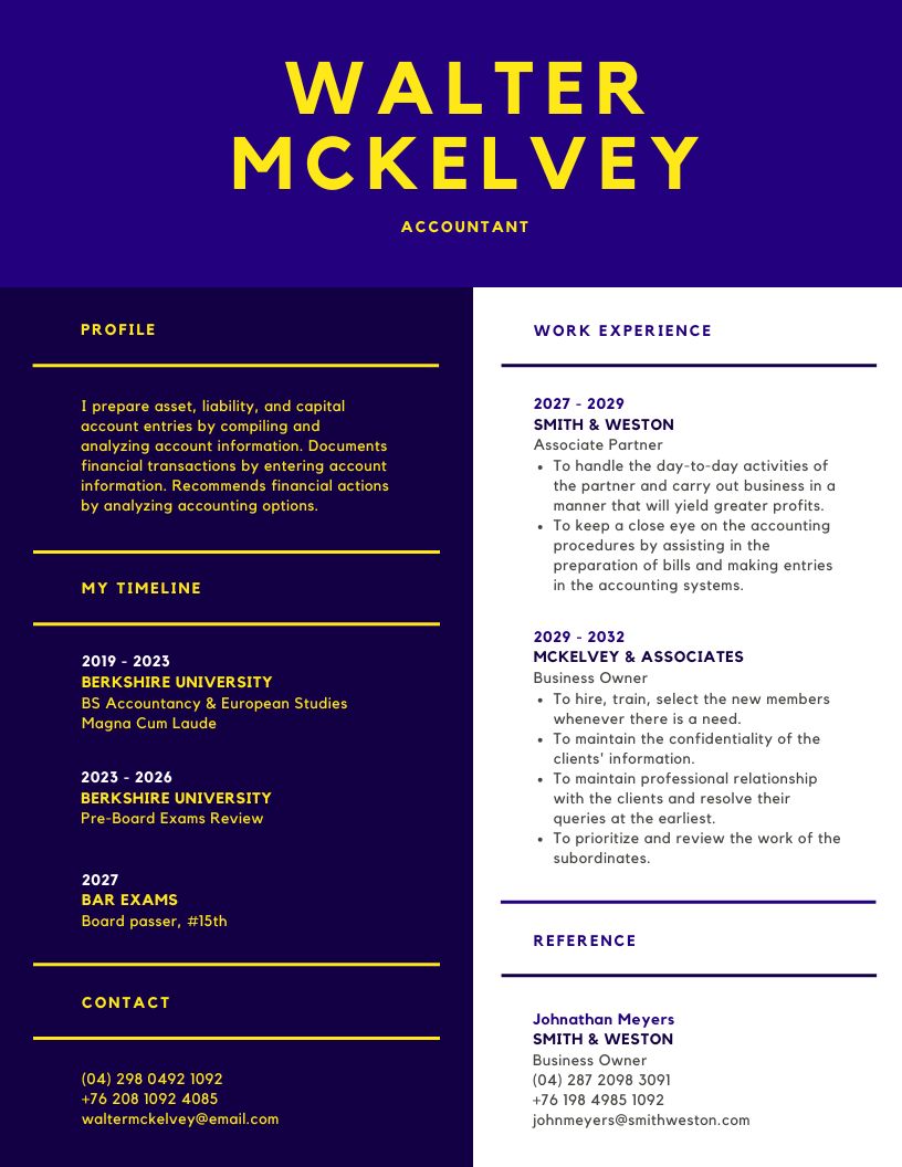 Resume Template