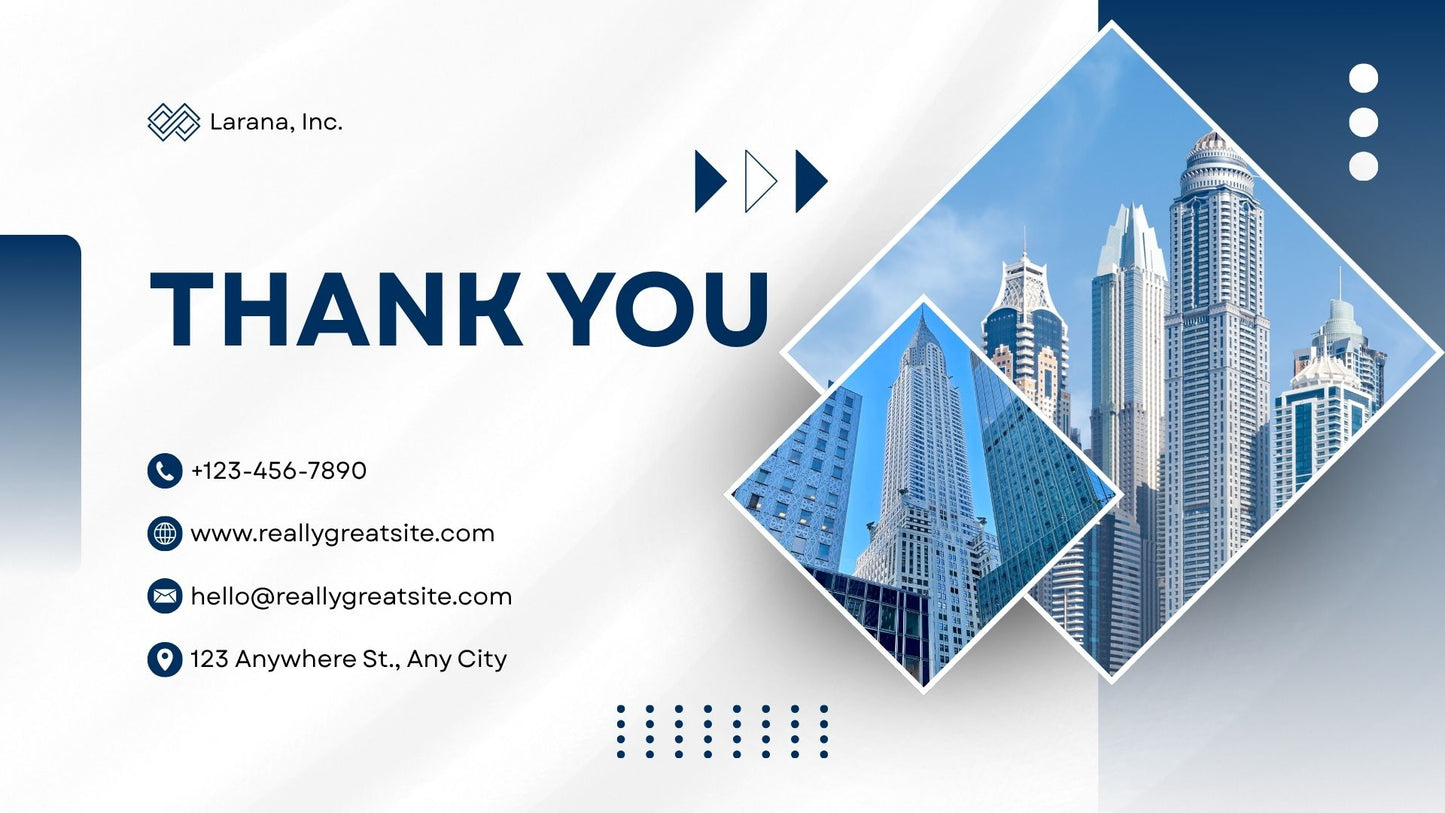 Blue and White Modern Business Proposal Presentation