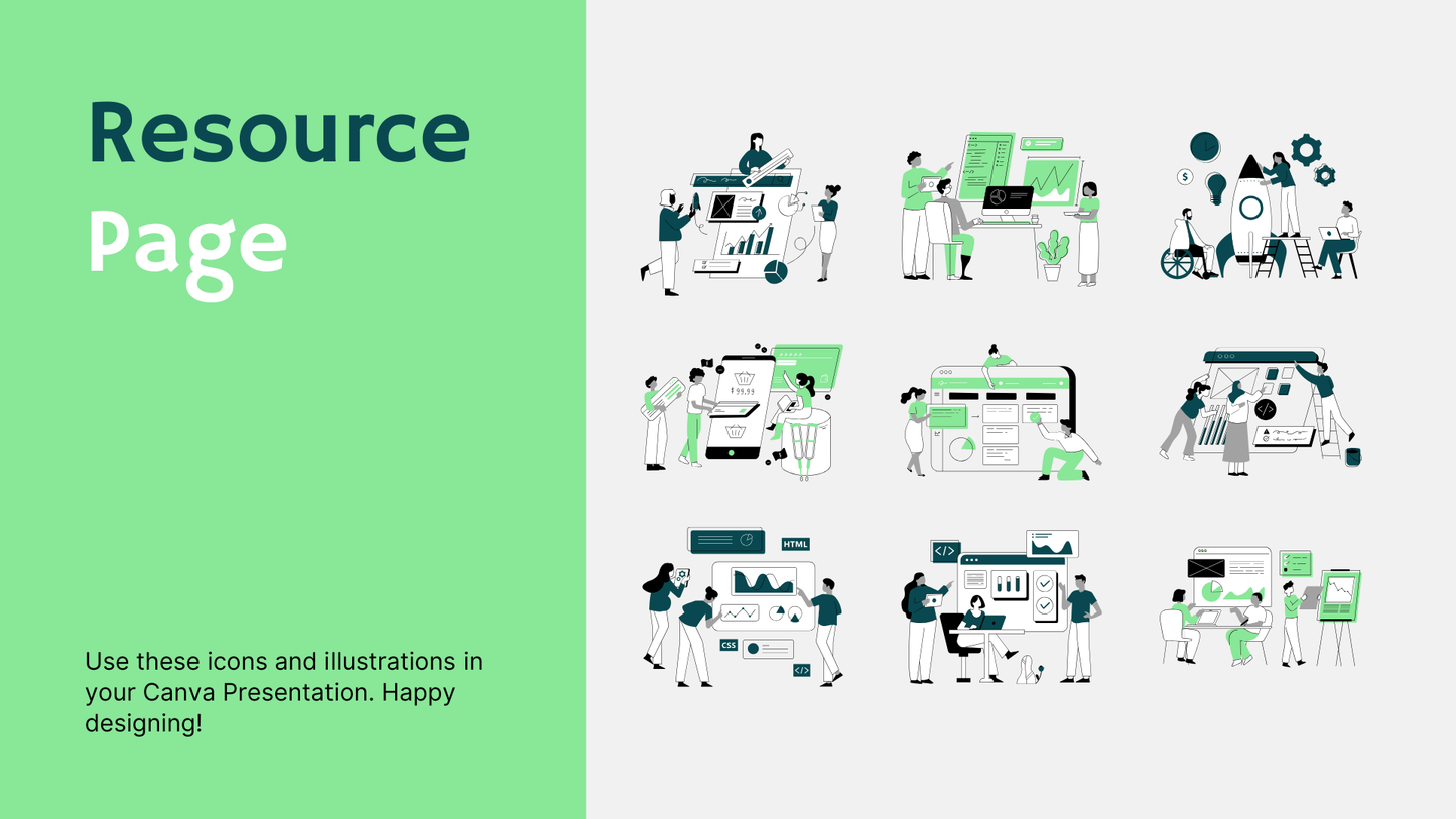 White and Green Simple Illustrative Finance Report Finance Presentation