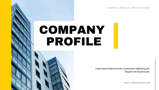 Clean and Professional Company Profile Presentation