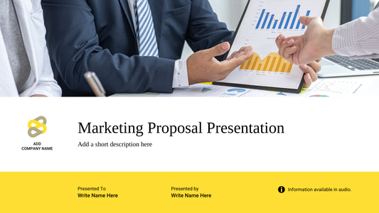 Minimalist Corporate Style Marketing Proposal Business Presentation