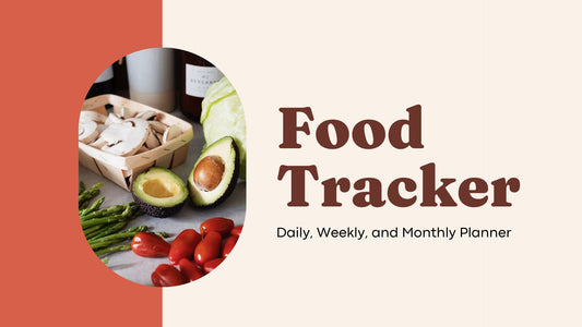 range and Peach Simple Minimalist Food Daily Weekly Monthly Planner Planner Presentation