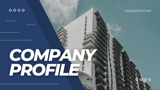 Blue Modern Company Profile Presentation
