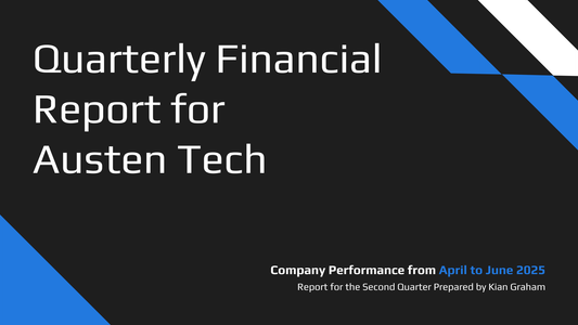 Modern Quarterly Financial Report Presentation