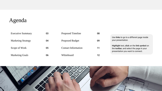 Minimalist Corporate Style Marketing Proposal Business Presentation