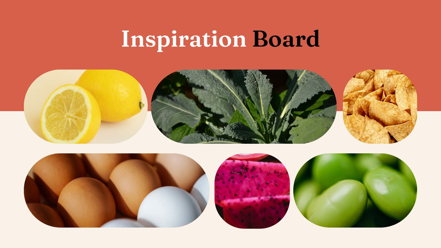 range and Peach Simple Minimalist Food Daily Weekly Monthly Planner Planner Presentation