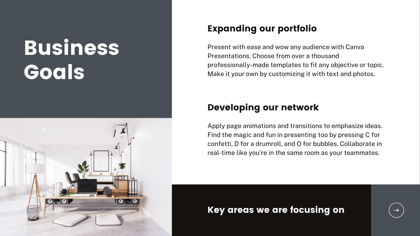 Black and White Photocentric Real Estate Business Meeting Visual Charts Presentation-（Page 18）