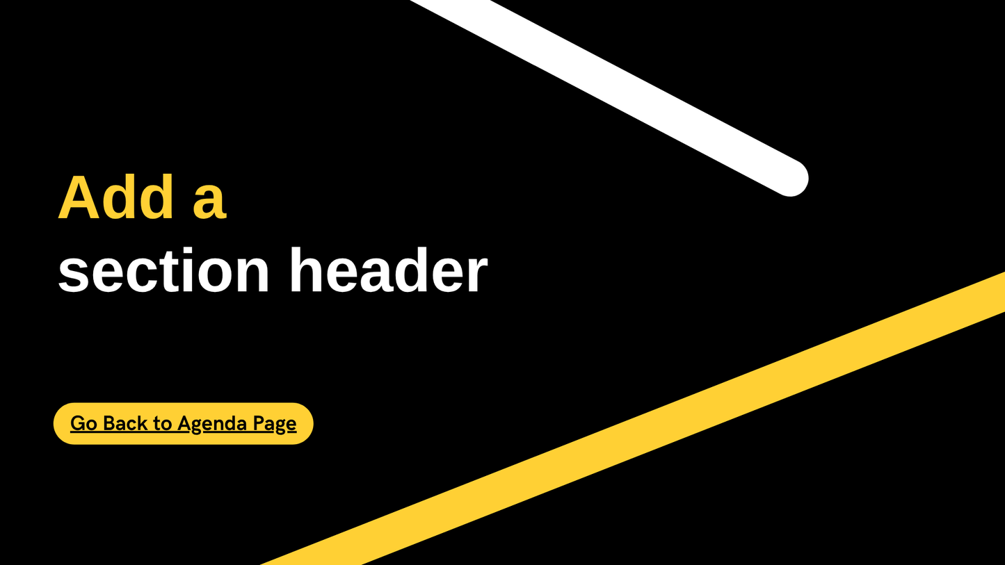 Yellow Black Diagonal Blocks Basic Simple Presentation