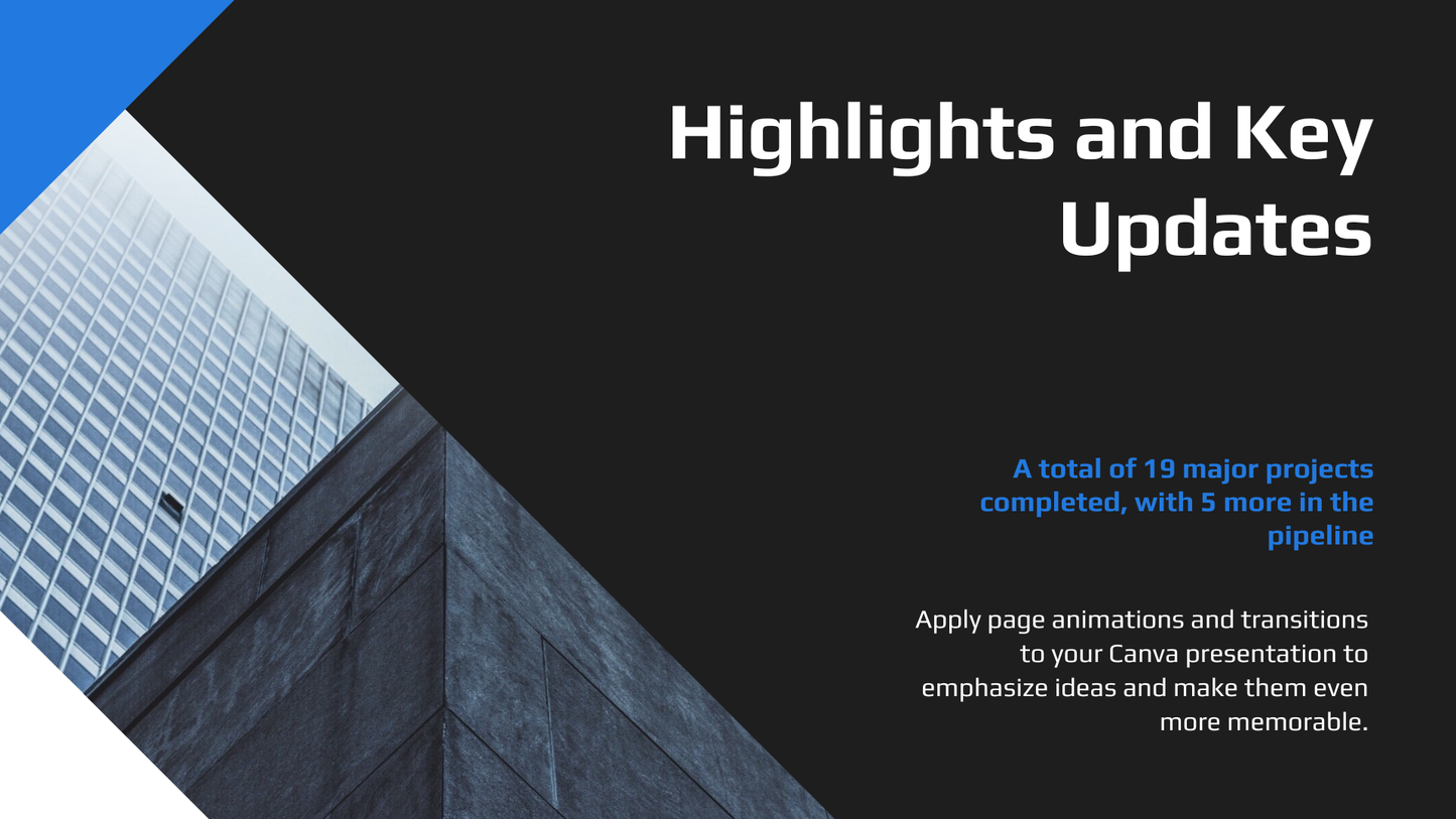 Modern Quarterly Financial Report Presentation