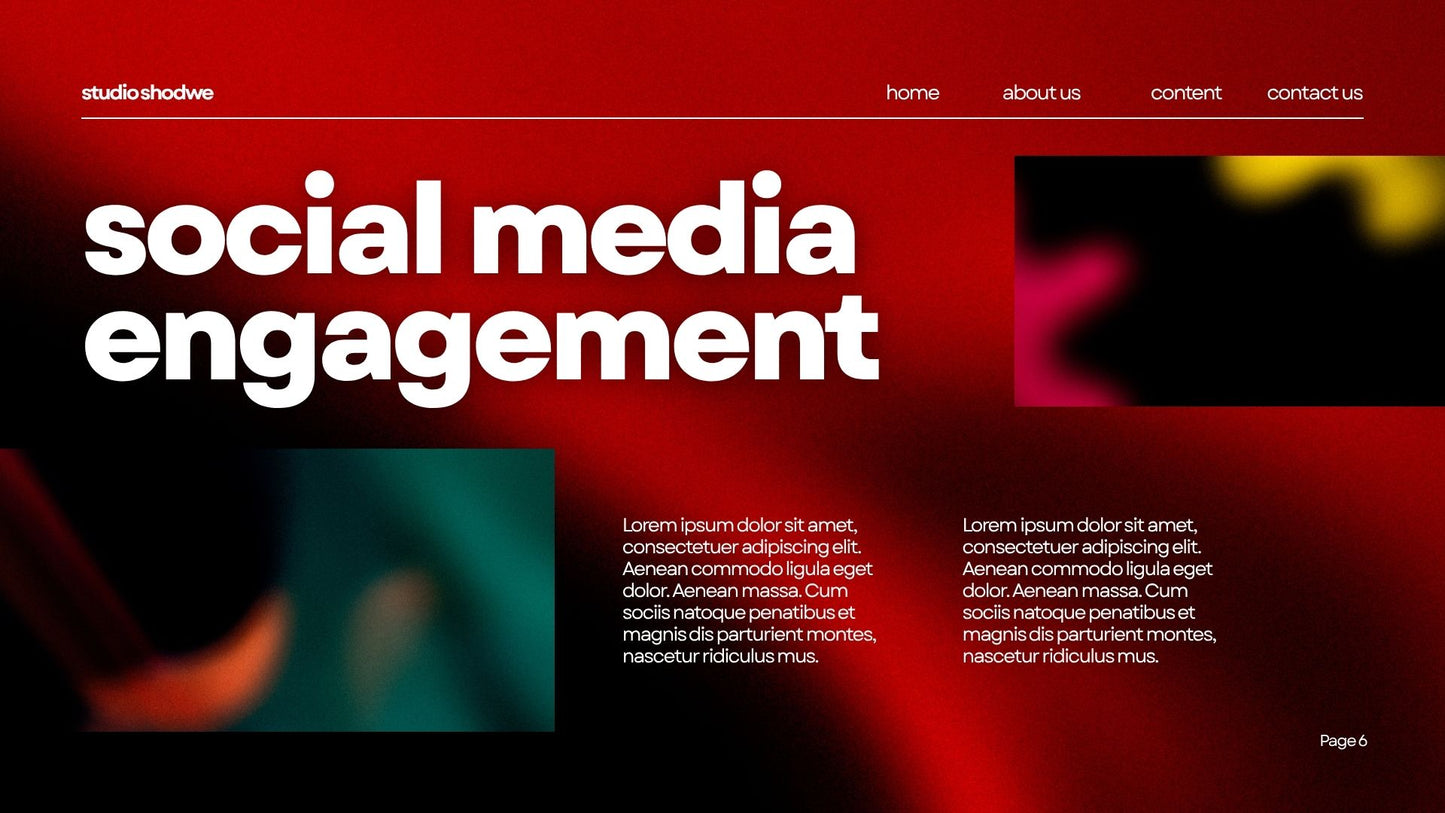 Red and Black Modern Creative Brief Presentation