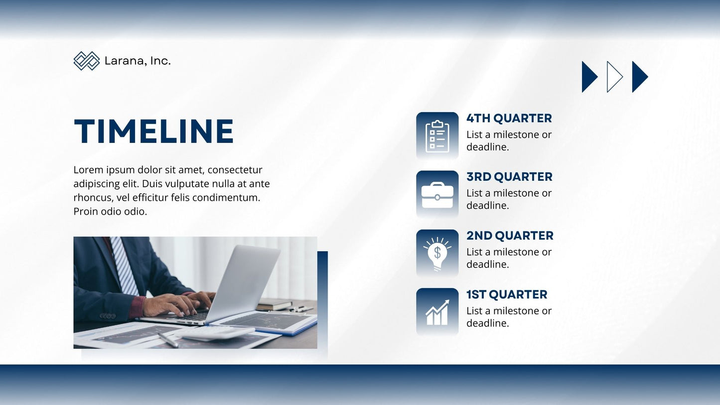 Blue and White Modern Business Proposal Presentation