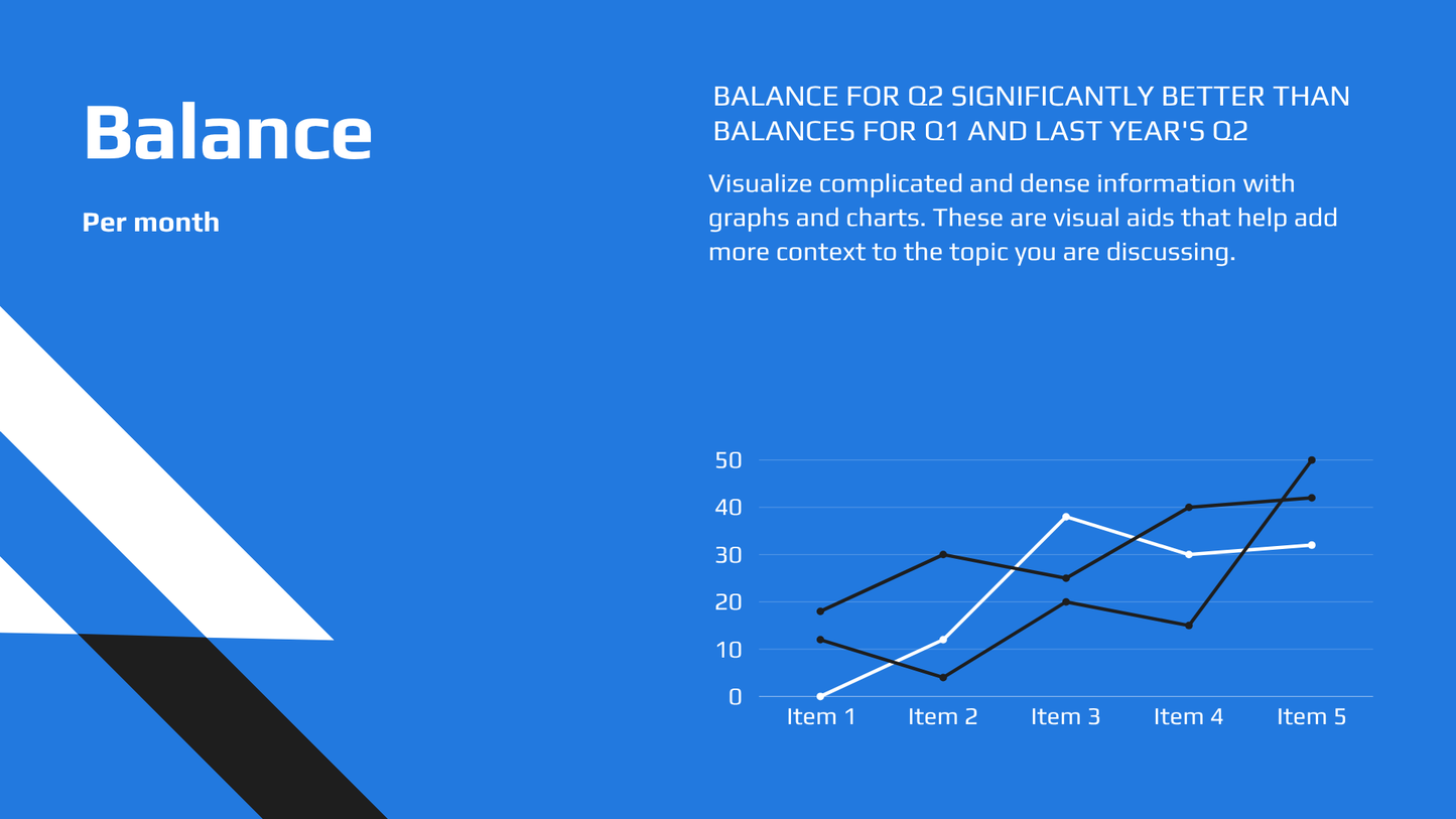 Modern Quarterly Financial Report Presentation