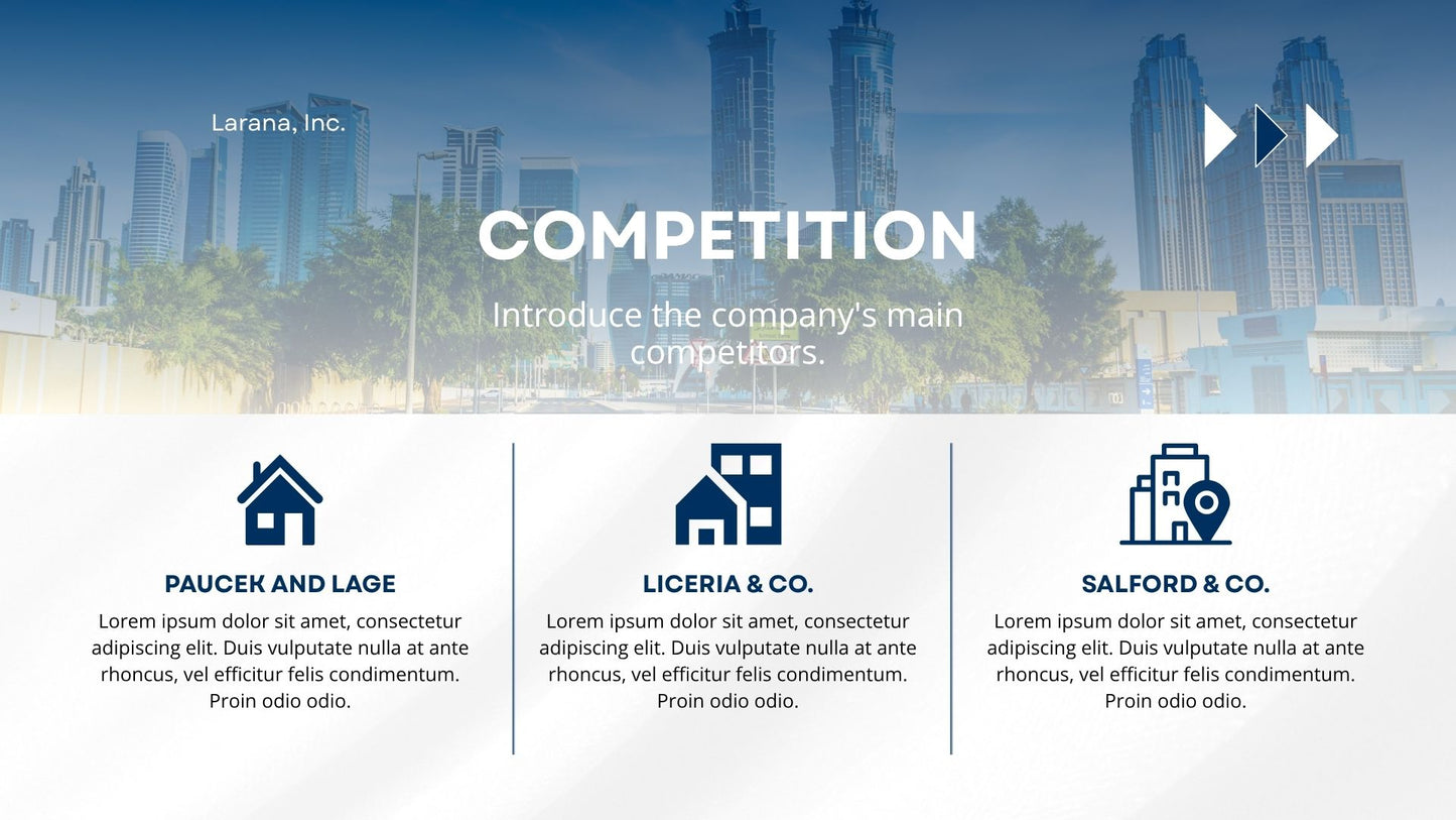 Blue and White Modern Business Proposal Presentation