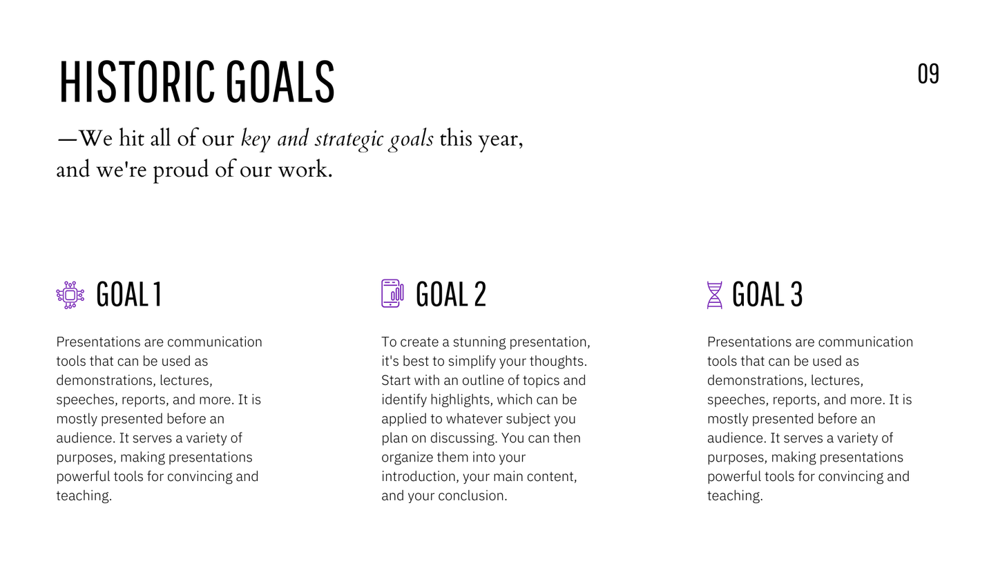Modern Business Review Presentation