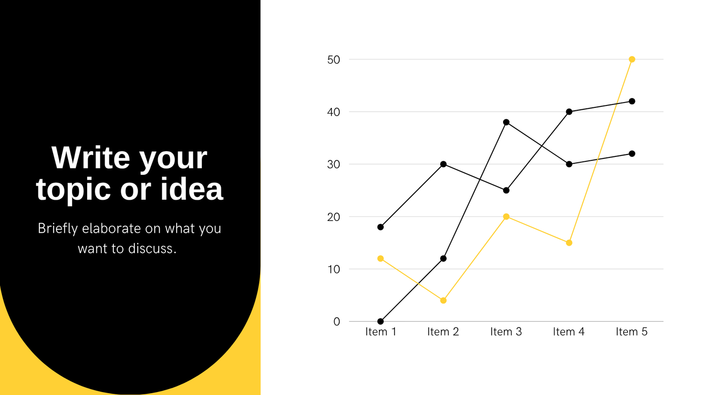 Yellow Black Diagonal Blocks Basic Simple Presentation