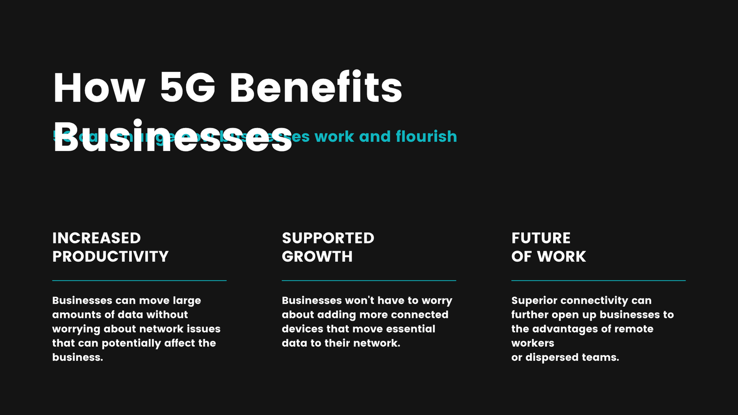 Blue 3D Elements 5G Technology Presentation-（16 pages）