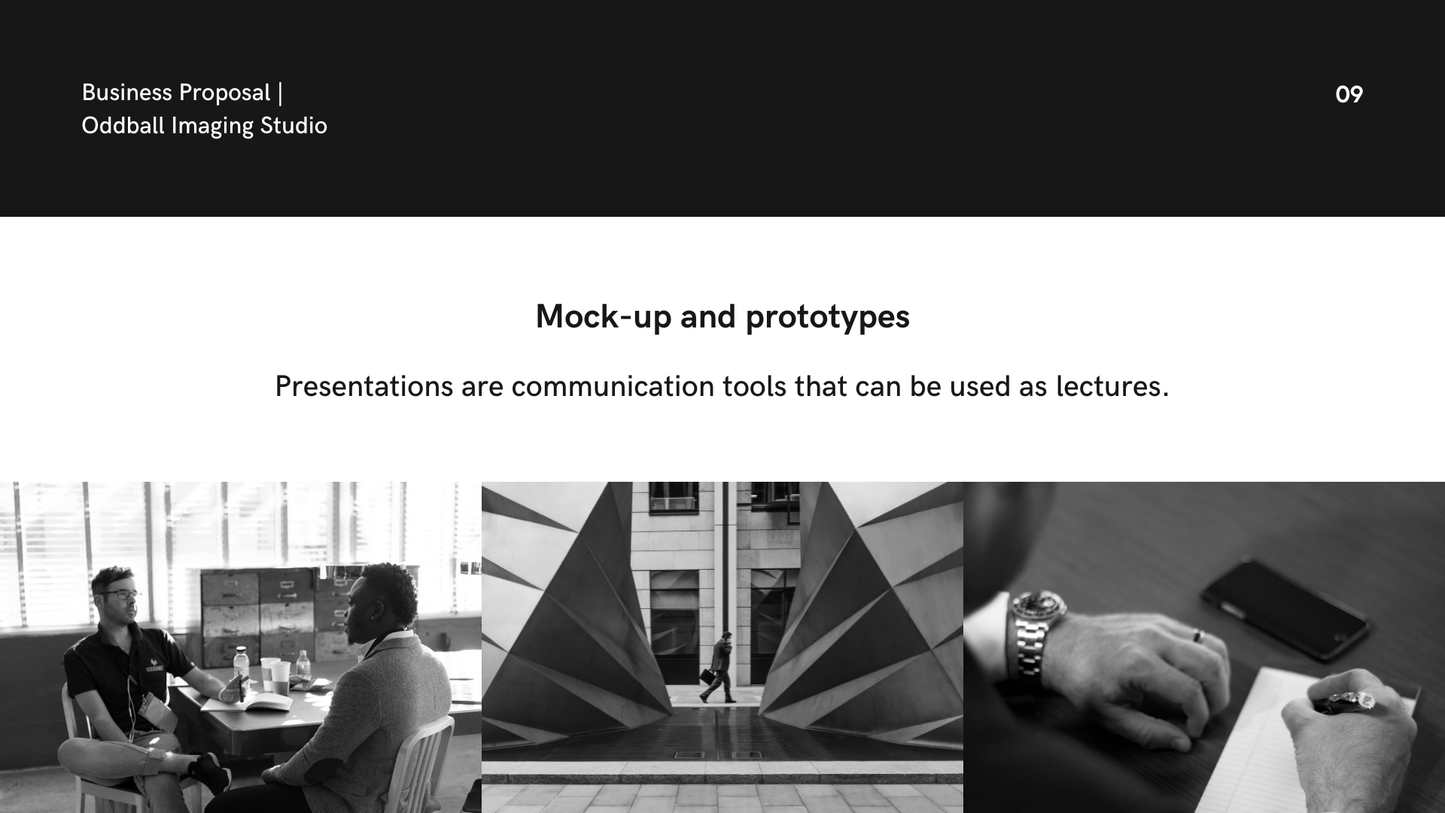 Minimal Business Proposal Presentation