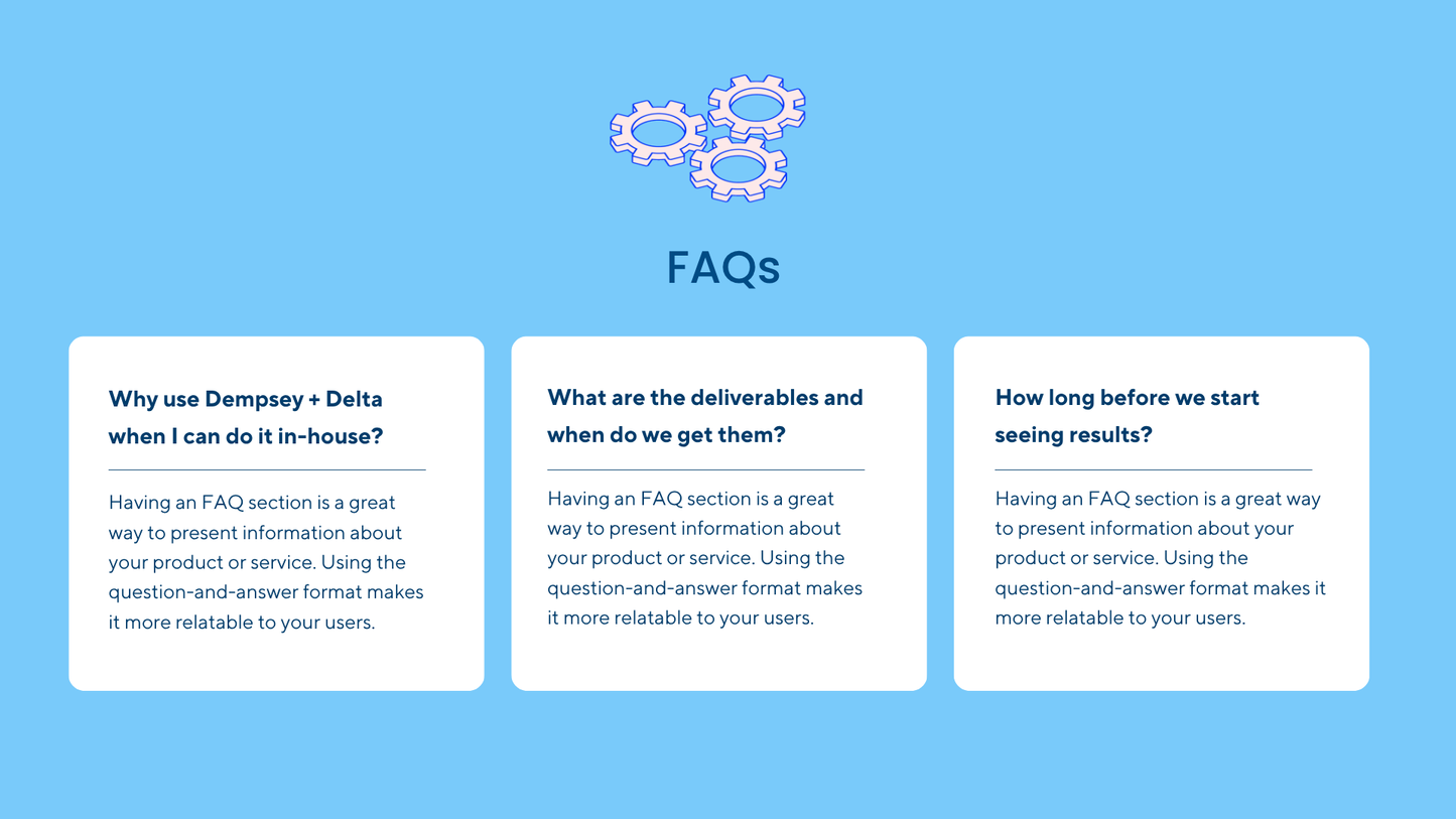 New Products and Services Business Website in Pink White Dark Blue 2D Illustration Style