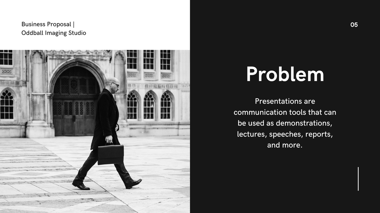 Minimal Business Proposal Presentation