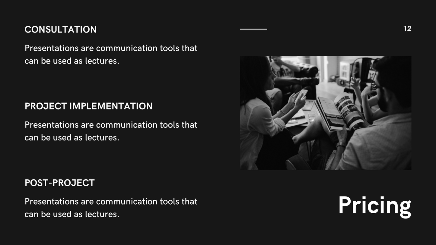 Minimal Business Proposal Presentation