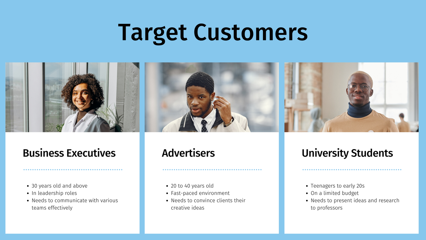 Blue and Purple Casual Corporate Traditional Business Plan Business Presentation